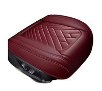 XIAOYANS Universali Coprisedili Auto Per HYUNDAI Per Tucson Per Santa FE I30 I40 Per Veloster Per Genesis Per Venue Per Ioniq Cuscino Pelle PU Copertura Totale(A Wine Red 1 Seat)
