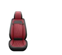 XIAOYANS Universali Coprisedili Auto Per NISSAN Per Qashqai Per Juke Per Leaf Per Armada Per Altima Per Cube Per Dualis Per Tiida Supporto Lombare 3D In Pelle PU(E Wine Red 5 Seat)