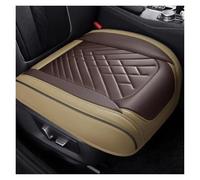 XIAOYANS Universali Coprisedili Auto Per OPEL Per Astra K Per Insignia Per Zafira Per Antara Per CORSA Vectra B Per Mokka Accessori Auto Cuscino Pelle PU Copertura Totale(H Beige Coffee 1 Seat)