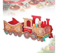 XIAOYIYI Santas Gift Train, Personalized Christmas Train, Treni dei Regali di Natale, per Conservare Regali di Natale, Snack e Dolciumi, Easy Assembly, per Decorazioni Natalizie per la Casa