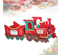 XIAOYIYI Santas Gift Train, Personalized Christmas Train, Treni dei Regali di Natale, per Conservare Regali di Natale, Snack e Dolciumi, Easy Assembly, per Decorazioni Natalizie per la Casa