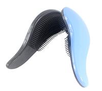 Xiaoyu 2PCS spazzola detangling, scivola attraverso il pettine dei capelli detangler o spazzola, non più groviglio, adulti e bambini, azzurro e azzurro