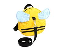 Xiaoyu Bambino carino ape camminare sicurezza imbracatura zaino zaino sacchetto zaino camminatori cintura tether per shopping shopping esplorare, ali blu