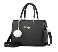 Xiaoyu Borse e borse alla moda per donne signore piccola borsa a tracolla con manico superiore borse a tracolla borse totes, nero