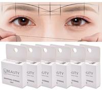 XIAOYU Corda per mappatura delle sopracciglia preinchiostrata da 10 m, tatuaggio per filo per marcatore per sopracciglia microblading Strumento di misurazione per corde per microblading