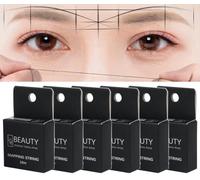 XIAOYU Corda per mappatura delle sopracciglia preinchiostrata da 10 m, tatuaggio per filo per marcatore per sopracciglia microblading Strumento di misurazione per corde per microblading