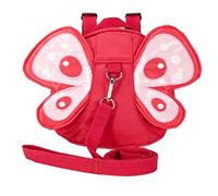 Xiaoyu Farfalla di bambino con le ali che camminano i cinturini di sicurezza redins toddler bambino bambino sacchetto zaino della cinghia, rosso