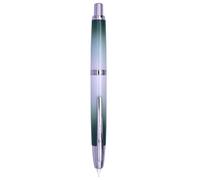 xiaoyu Jinhao 10 penna stilografica a scatto retrattile, in metallo con converter d'inchiostro, pennino extra fine (0,38 mm), gradiente erba verde