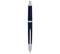 xiaoyu Penna stilografica Jinhao 20, penna a scatto in resina senza cappuccio con convertitore d'inchiostro, pennino fine (0,5 mm), blu scuro