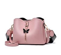 Xiaoyu Piccole borse a tracolla per le donne borse di moda borsa a tracolla leggera, Rosa