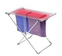 XIAOYUE 120W Stendino Elettrico, 6 Barre Riscaldate, Asciugatore per Serviette Elettrico, 95 x 50 x 74 cm