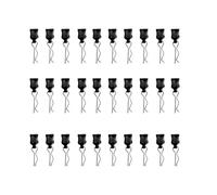 XIAQICA 30 Pezzi Nero Clip Carrozzeria RC con Linguette Apertura Ricambio Deerc RC Auto Clip Pins RCCorpo Shell Pin Acciaio Inossidabile Bent Springy R Pins per 10 1/14 1/8