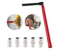 XIAQICA Cle per rubinetto lavello 13 mm e adattatore 8-12 mm chiave di serraggio rubinetto lavello strumento per l'installazione di rubinetti per impianti sanitari