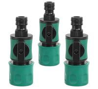 XIAQICA Connettor Tubo 3 Raccordo Tubo Acqua Giardino raccordo rapido prolunga valvola regolazione connettore raccordo per tubi dell'acqua rubinetto giardino e casa connettore rapido da 1/2 pollice