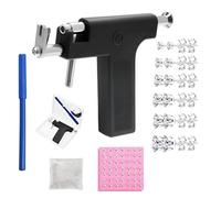 XIAQICA Pistole per Orecchini, Pistola Piercing Orecchio Kit Buchi Orecchie Fai da te con 98 Orecchini Pistola + 6 Orecchinis Pistolas + 20 Compresse di Pulizia, Adatti a Ragazze e Uomini