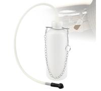 XIAQICA Spurgo Freni Auto Bottiglia 1L Serbatoio Liquido dei Freni con Tubo Flessibile da 60 cm e Raccordo in Gomma Kit Spurgo Freni per Il Cambio ed Il Drenaggio Dell'olio