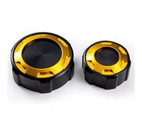 XiaQinn Compatibile con i tappi del liquido freni anteriore e posteriore for motociclette YZFR1 YZF R1M R1 2009-2022 2023 e la protezione della porta di riempimento dell'olio