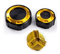 XiaQinn Compatibile con i tappi del liquido freni anteriore e posteriore for motociclette YZFR1 YZF R1M R1 2009-2022 2023 e la protezione della porta di riempimento dell'olio