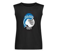 XIASHUN Fm10 Atalanta Bergamo DEA Nerazzurri Sport Shirt Men's Vests Tank Tops O-Neck 100% Cotton Undershirts Unisex Sleeveless T-Shirt XXXL