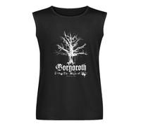 XIASHUN Funny Gorgoroth Band Tshirt Tshirt Men Men Cotton Tshirt Summer Brand Men's Vests Tank Tops O-Neck 100% Cotton Undershirts Unisex Sleeveless T-Shirt M