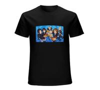 XIASHUN K-On! Anime Unisex [] Kon Short Sleeve T-Shirt Black XXXL