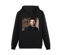 XIASHUN Rick Astley 50 Vinyl CD Cover Hoody Unisex Ptinted Hoodies Long Sleeve Men's Hooded with Pocket Black XXXL