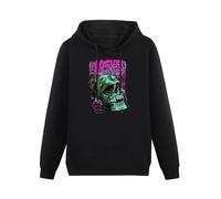 XIASHUN The 69 Eyes Classic Music Hoody Unisex Ptinted Hoodies Long Sleeve Men's Hooded with Pocket Black M