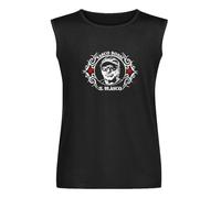 XIASHUN Vasco Rossi The Blasco Singer Music Men's Vests Tank Tops O-Neck 100% Cotton Undershirts Unisex Sleeveless T-Shirt XXL