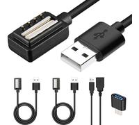 Xiatiaosann Caricabatterie Compatibile con Suunto 9/D5/Spartan Ultra HR/Sport Polso HR/Sport Polso Baro/EON Core, Cavo di Ricarica USB Magnetico per Orologio intelligente, Accessori Orologio, 2 Pezzi