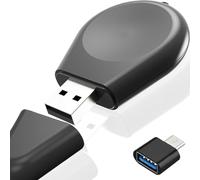 Xiatiaosann Caricabatterie per Samsung Galaxy Watch 6/6 Classic/ 5/5 Pro/4/4 Classic/3/Active 2/Active, Base di Supporto Dock Portatile Sostitutiva Ricarica USB, Accessori per Orologi, con USB C