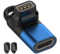 Xiatiaosann Caricabatterie USB C per Coros Pace 2/Pace 3/Apex/Apex pro/Apex 42MM/Apex 46MM/Vertix/Vertix 2 Smartwatch, convertitore cavo di ricarica di tipo C, adattatore ad angolo di 90 gradi