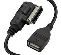Xiatiaosann Cavo adattatore USB MDI/AMI, per VW Media in a USB MMI a USB, per Volkswagen per Audi Media/Music Interface