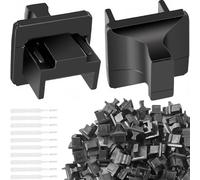 Xiatiaosann Copertura Antipolvere per Hub Ethernet, Tappi Antipolvere RJ45 Tappo Protettivo per Blocco Porta Femmina Maschio, Porta Ethernet per Convertitore Multimediale Switch Router, 100 PZ
