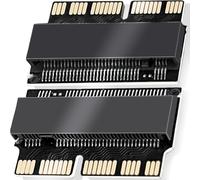 Xiatiaosann NGFF M.2 nVME SSD Scheda adattatore per Macbook, aggiornamento per macbook 2013-2017 Converti, M.2 PCI-e NVME SSD Sostituisci per Macbook SSD, 2 pezzi