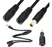 Xiatiaosann Solare DC 8mm Splitter, DC7909 Femmina Maschio Combinatore Cavo Sdoppiatore a Y per Centrale Elettrica Portatile Pannello Solare per Jackery per Goal Zero, per Bluetti 14AWG