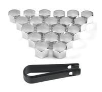 Xiazhi 20 Pezzi Copribulloni Ruota Adatto per Citroen C3 C4 2016-2023, Tappi Bulloni Resistente Copriviti Cerchi Cappucci Bulloni Estrattore Inlcusa,B