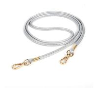 Xiazw - Tracolla di ricambio in morbida pelle PU, sottile, cinghia per borse piccole, borse, portafogli, borsette, custodie per telefono (argento, oro)