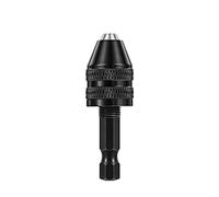 XiBany 1Pcs 0.3-3.6mm Multi Drill Chuck Keyless for Utensili rotanti Keyless Drill Bit Chuck Convertitore Adattatore Mini mandrino Universale (Color : A, Size : 0.3-3.6 Black)
