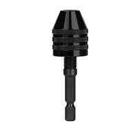 XiBany 1pcs Keyless Drill Chuck 0.3-3.4mm 0.3-6.5mm 0.3-8mm Hex Shank Chuck Adattatore Trapano Perforazione Convertitore Strumento Drill Chuck Morsetto (Color : A, Size : 0.3-8mm G)