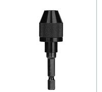 XiBany 1pcs Keyless Drill Chuck 0.3-3.4mm 0.3-6.5mm 0.3-8mm Hex Shank Chuck Adattatore Trapano Perforazione Convertitore Strumento Drill Chuck Morsetto (Color : A, Size : 0.3-6.5mm D)