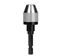 XiBany 1pcs Keyless Drill Chuck 0.3-3.4mm 0.3-6.5mm 0.3-8mm Hex Shank Chuck Adattatore Trapano Perforazione Convertitore Strumento Drill Chuck Morsetto (Color : A, Size : 0.3-6.5mm C)