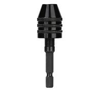 XiBany 1pcs Keyless Drill Chuck 0.3-3.4mm 0.3-6.5mm 0.3-8mm Hex Shank Chuck Adattatore Trapano Perforazione Convertitore Strumento Drill Chuck Morsetto (Color : A, Size : 0.3-6.5mm F)