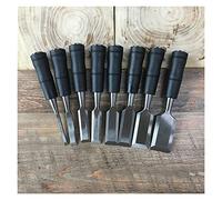 XiBany 8Pcs Scalpello for legno Strumenti for intagliare il legno da 6 mm a 38 mm Coda con rivetti Strumenti for intagliare il legno Strumenti for carpentiere