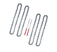 XiBany Catena for sega elettrica a catena for mini motosega in acciaio da 4/6 pezzi da 6 pollici 1/4 di pollice; Passo 0,043 pollici Calibro 36 maglie catena for sega con lime (Color : A, Size : 6pc
