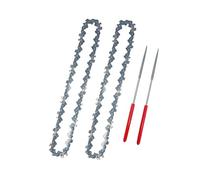 XiBany Catena for sega elettrica a catena for mini motosega in acciaio da 4/6 pezzi da 6 pollici 1/4 di pollice; Passo 0,043 pollici Calibro 36 maglie catena for sega con lime (Color : A, Size : 4pc