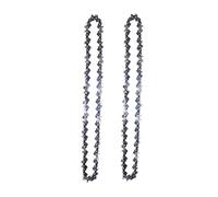 XiBany Catena for sega elettrica da 8 pollici, catena for mini motosega in acciaio da 1/4 di pollice; Passo 0,043 pollici calibro 45 maglie catena for sega/guida catena da 8 pollici (Color : 2*chain