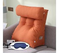 XIBANY Comodo Cuscino da Lettura,Supporto Lombare,Cuscino Schienale Letto per la Schiena,Cuscino per Supporto per le Gambe,Cuscino Multiuso Staccabile,per rilassarsi,leggere,lavorare