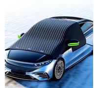 XIBANY Copertura Parabrezza Auto per Mercedes Benz B Class B180 B180d B200 B200d, Telo Parabrezza Antigelo Magnetico, Copri Parabrezza Inverno, Protezione da Neve, Ghiaccio, UV Sole, Gelo,A Black