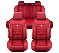 XIBANY Coprisedili Auto per Honda CR V Hybrid 2020-2024, Set Completo 5 Posti, Pelle PU Impermeabile e Traspirante, Protezione Sedili AntiGraffio Antiscivolo,F Red