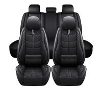 XIBANY Coprisedili Auto per Skoda Rapid Classic (Older) 1984-1990, Coprisedile Pelle PU Confort, Anteriori Posteriori Impermeabile Protezione Interni Auto Uso Quotidiano,B Black